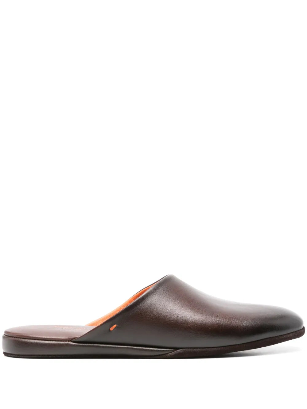 Santoni Beachy leather slippers