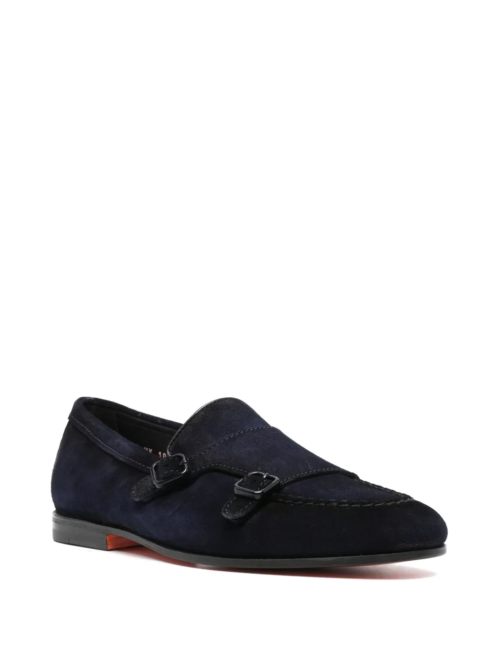 Santoni suede monk shoes
