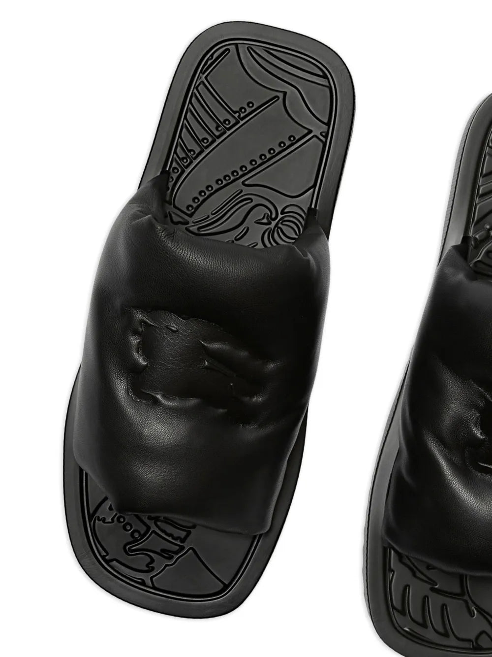 Burberry EKD Slab leather slides