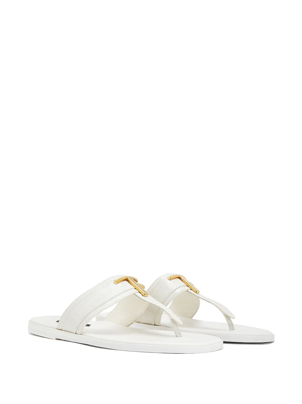 TOM FORD Informal logo-plaque flip flops