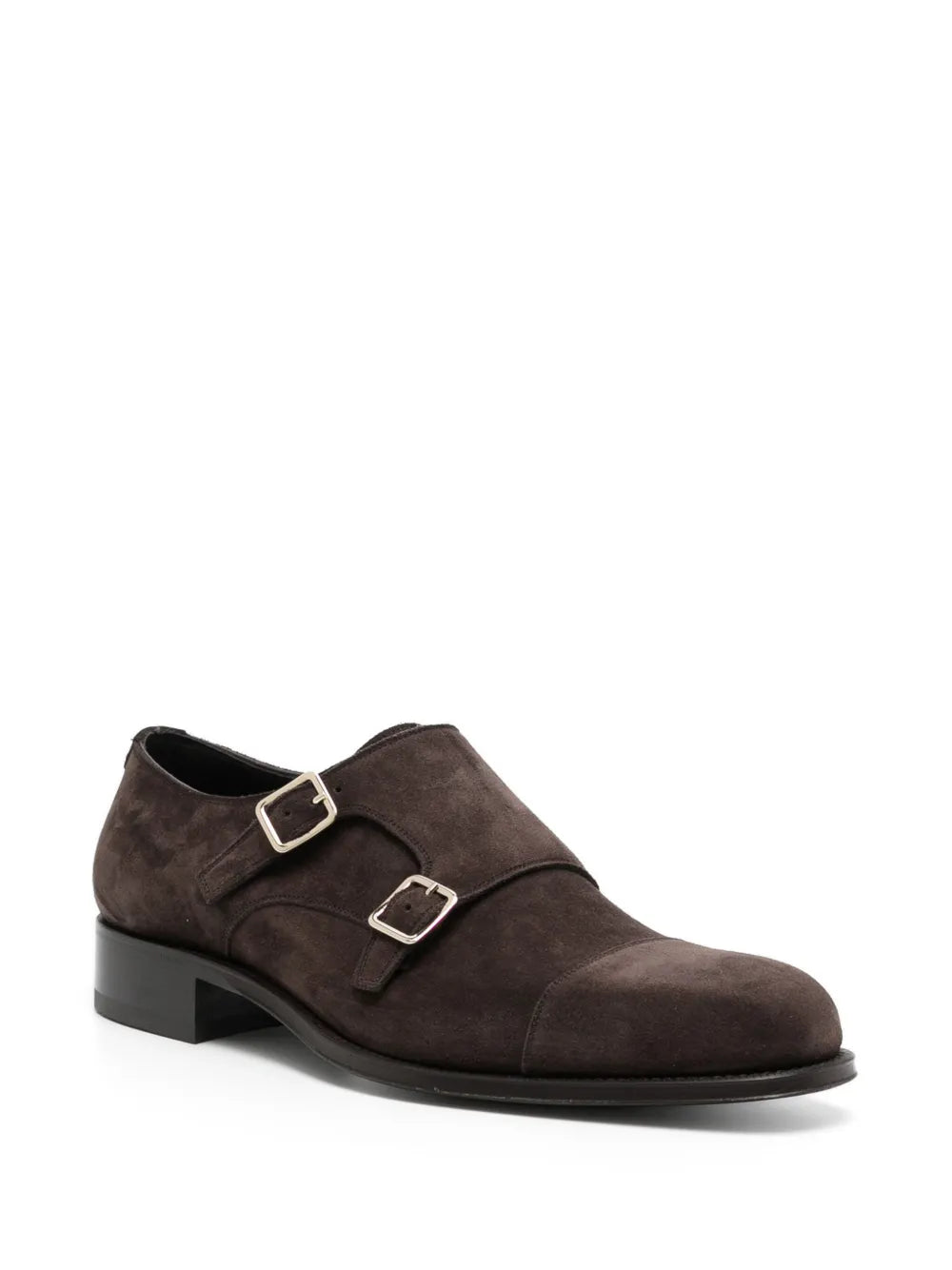 TOM FORD Elkan suede monk shoes