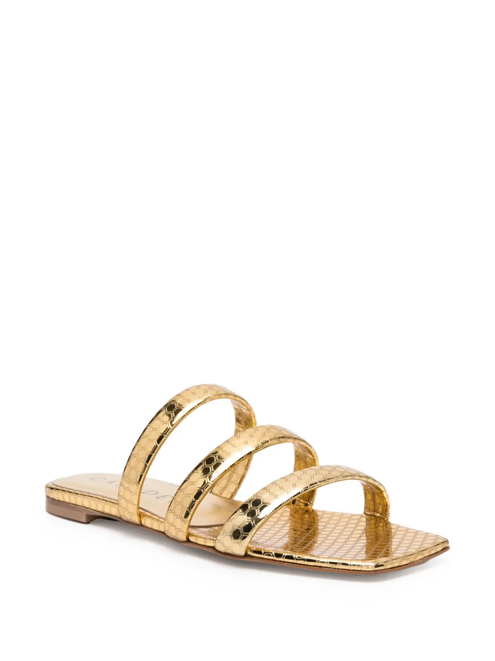 Casadei Atomium leather slides