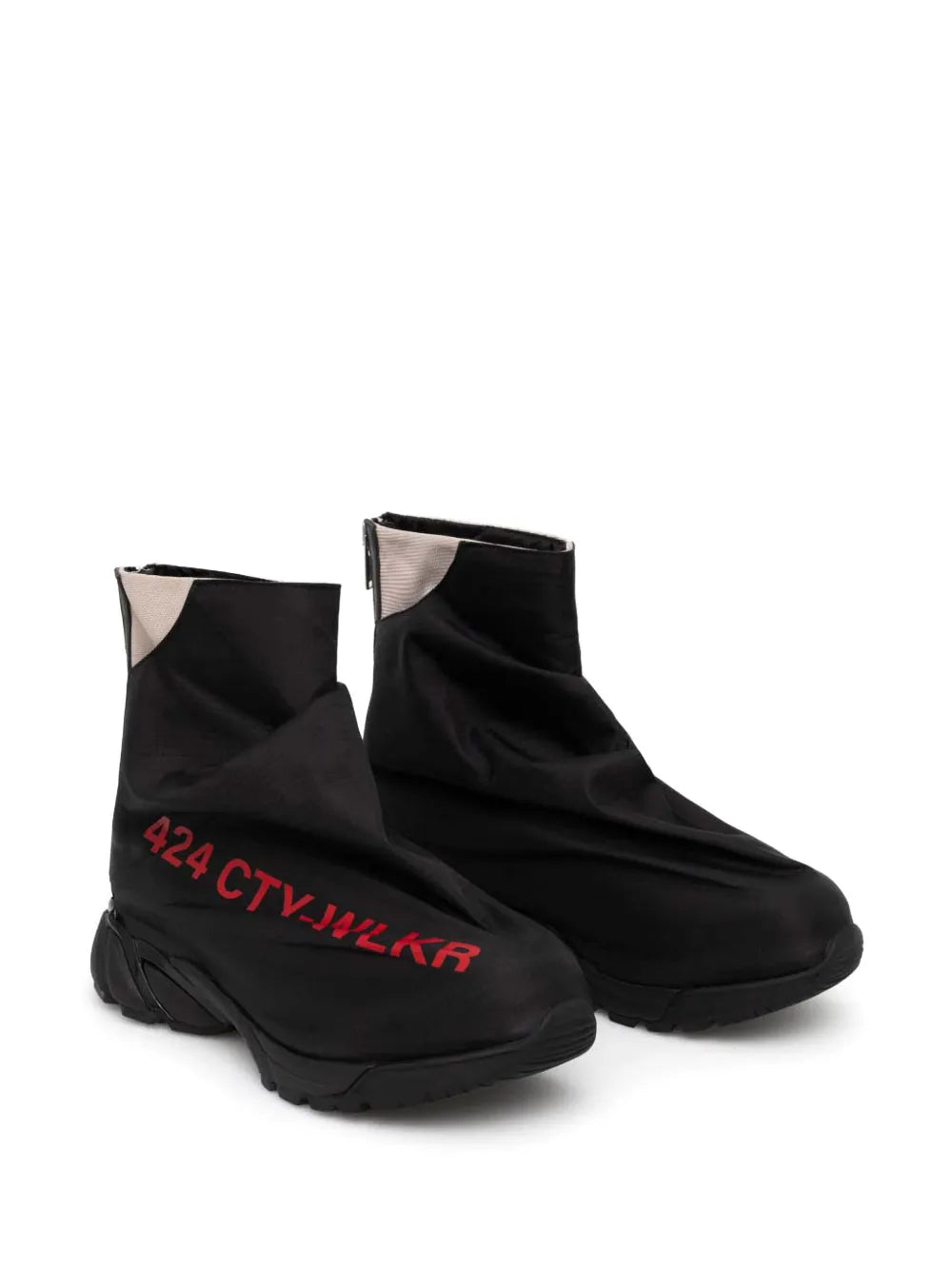 424 zipped ankle boots