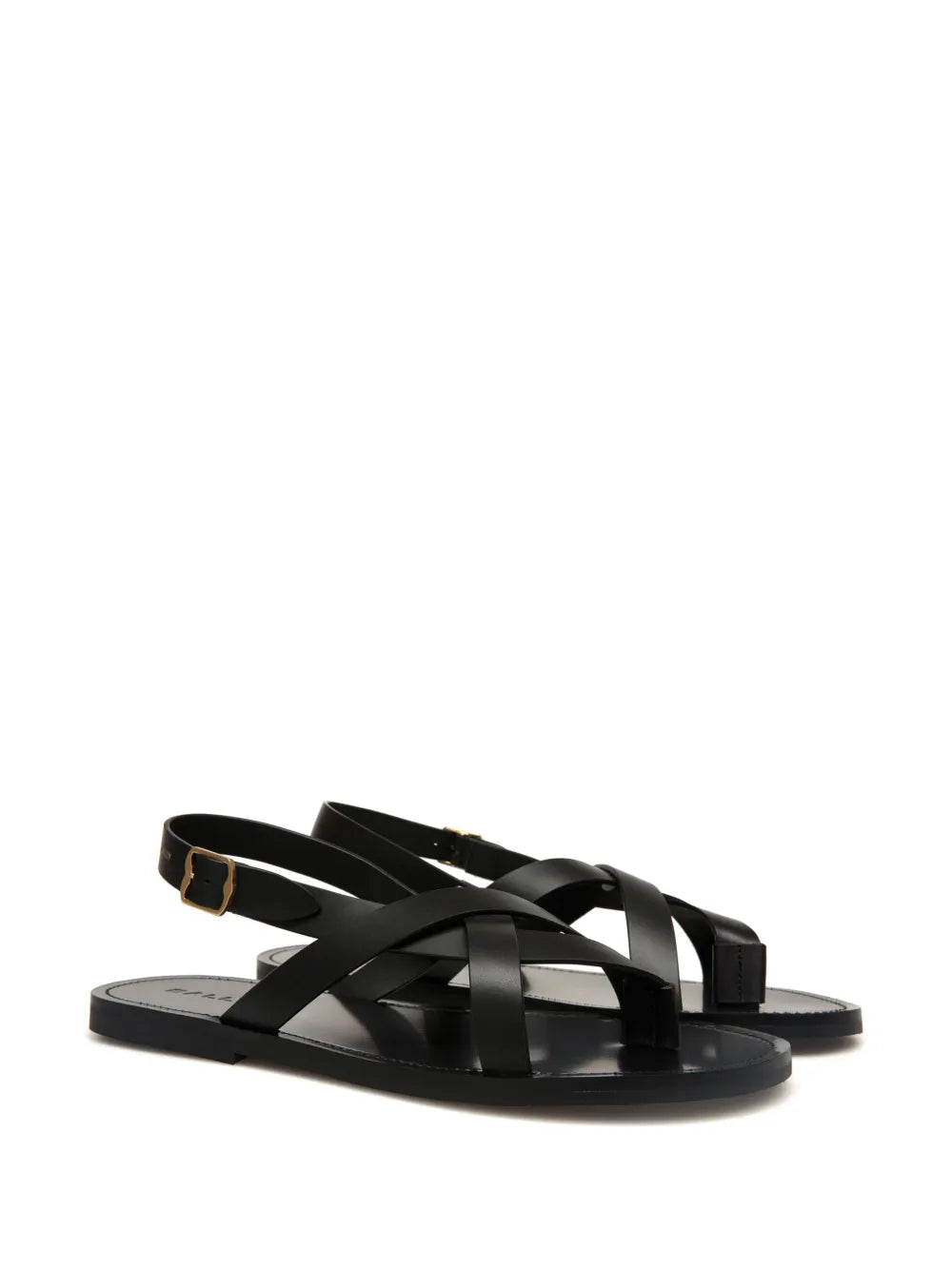Bally crossover-strap leather sandals
