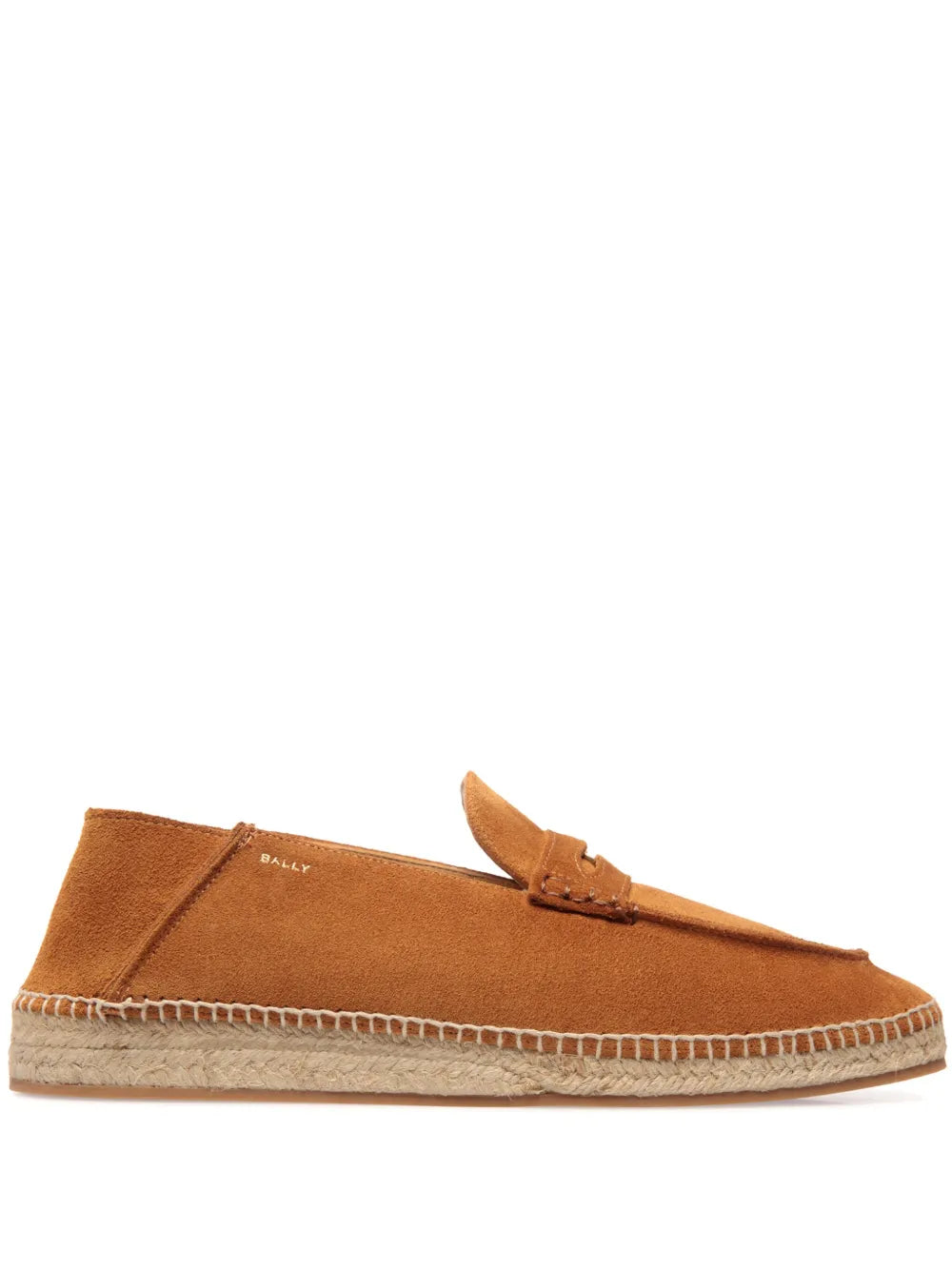 Bally logo-stamp suede espadrilles