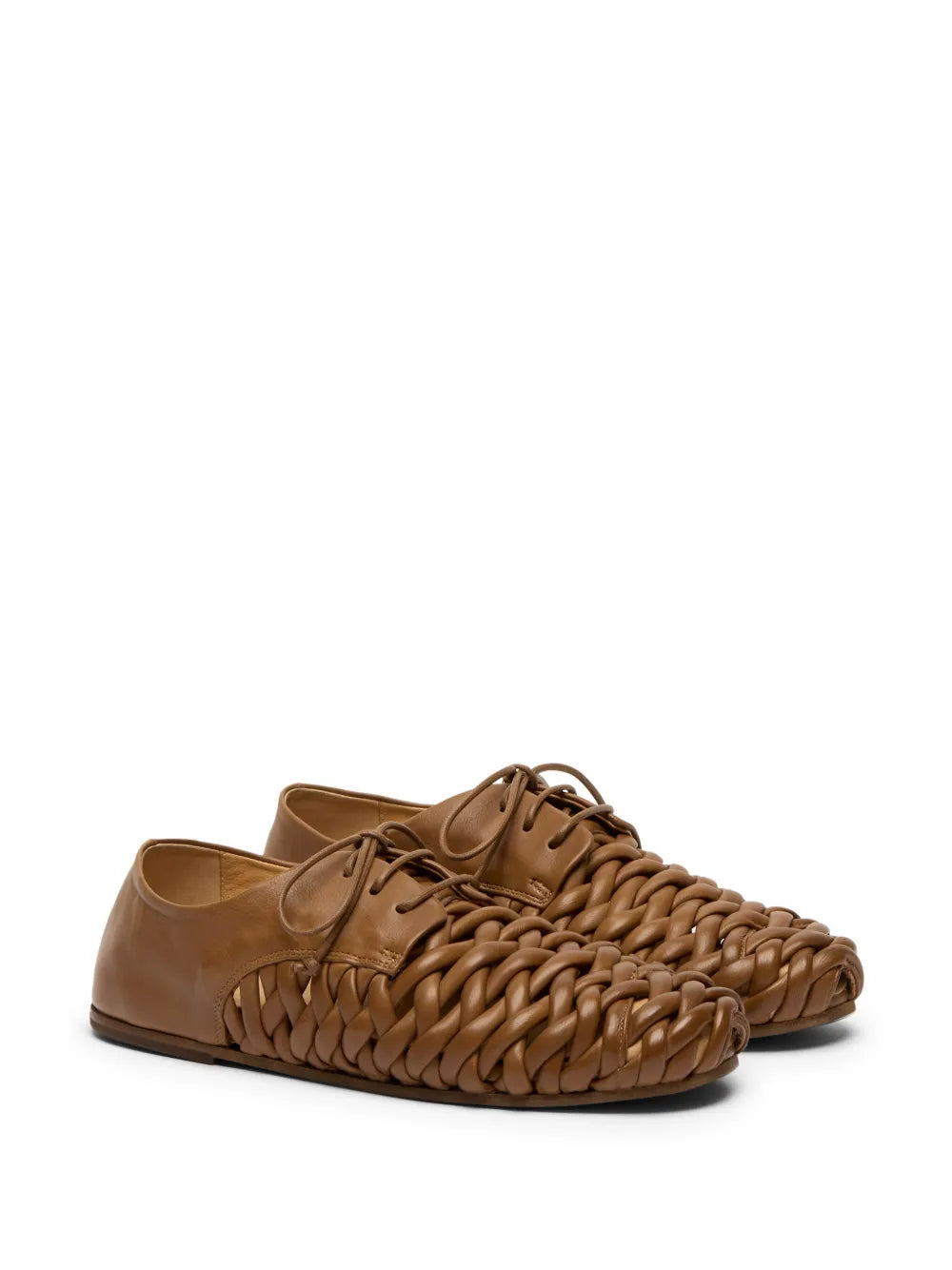 Marsèll interwoven leather Derby shoes