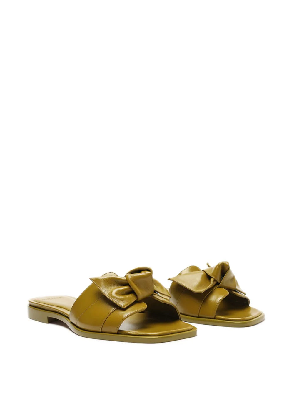Alexandre Birman Maxi Clarita Square leather slides