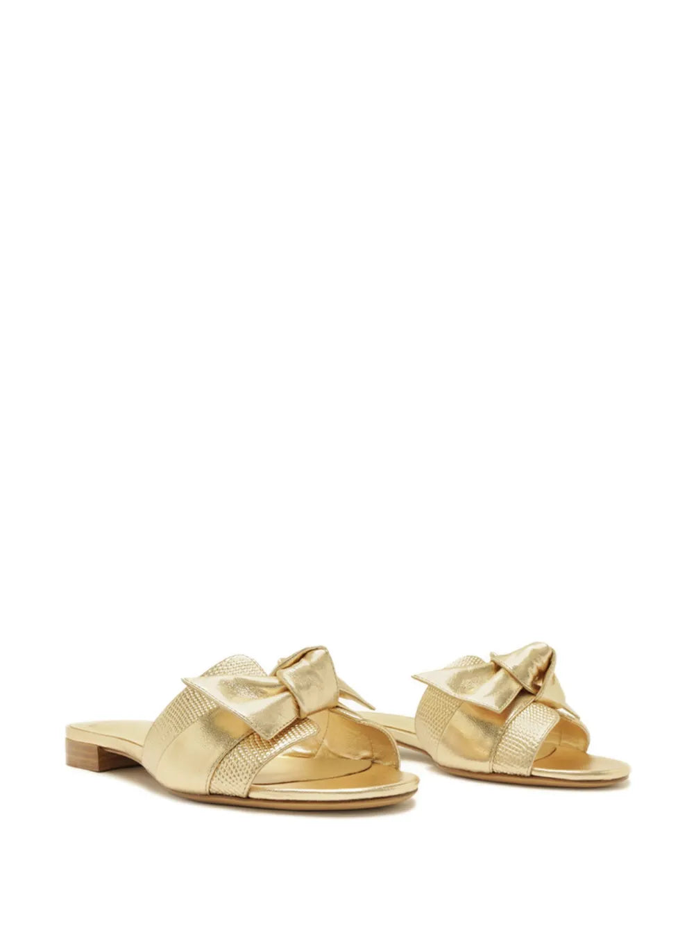 Alexandre Birman Maxi Clarita flat leather sandals