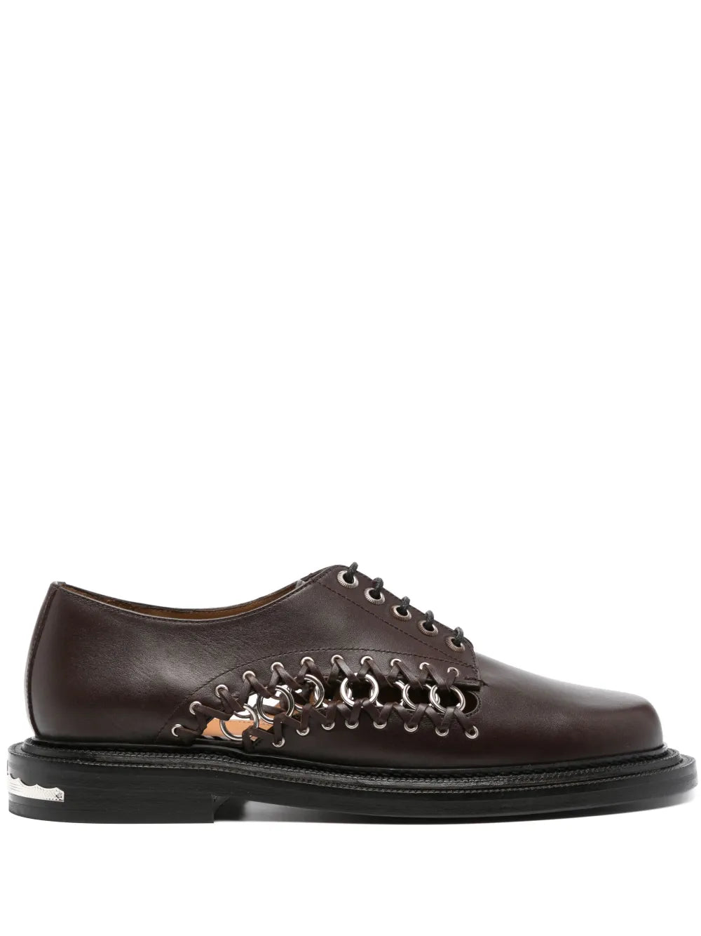 Toga Virilis ring-embellished oxford shoes