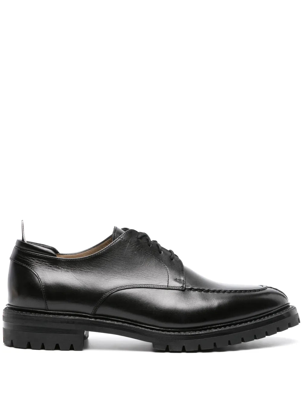 Thom Browne almond-toe leather derby shoes