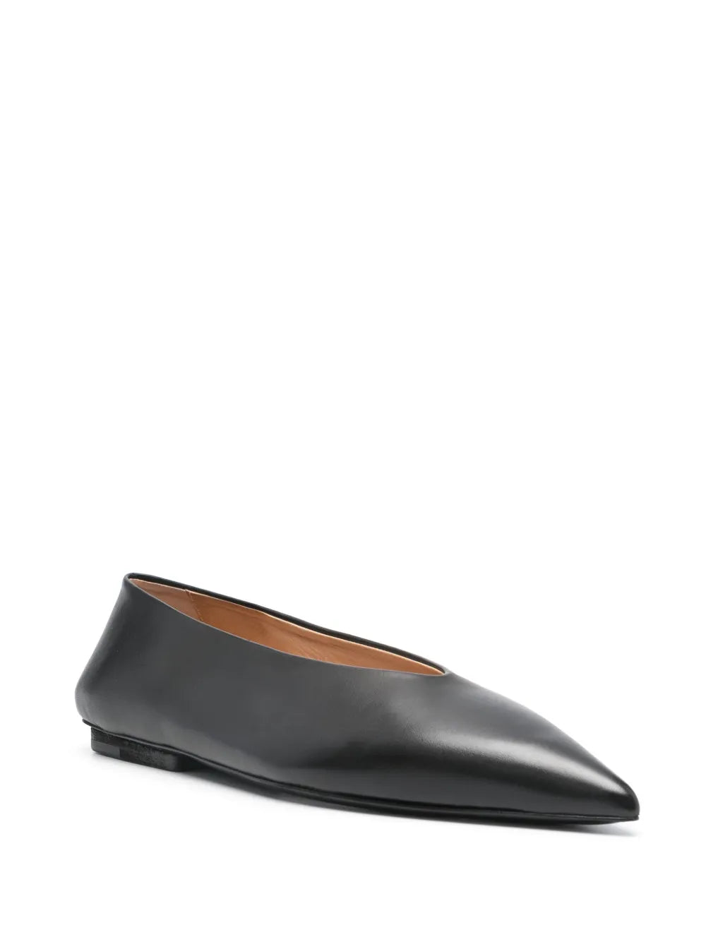 Marsèll pointed-toe leather ballerinas