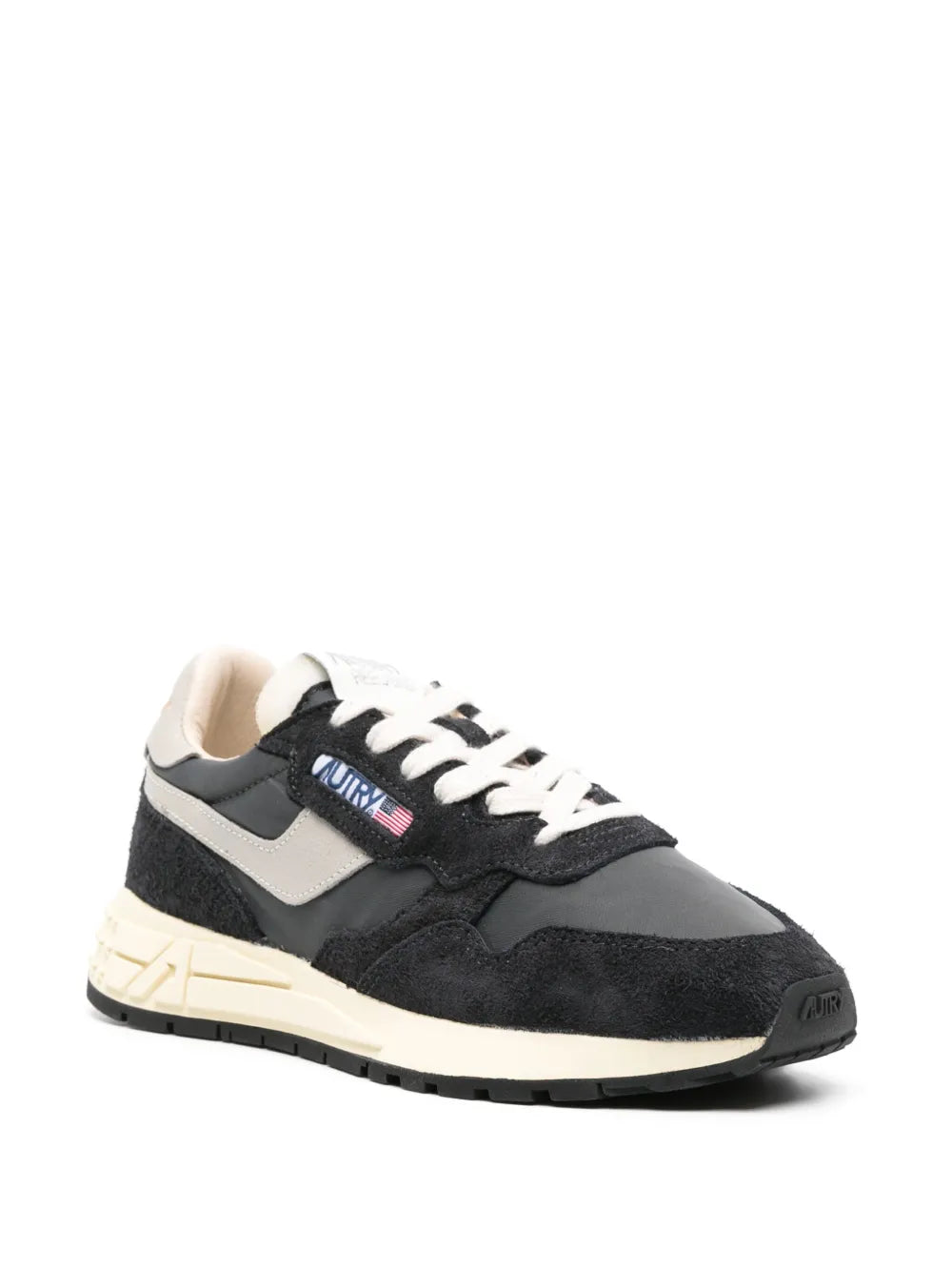 Autry Reelwind panelled suede sneakers