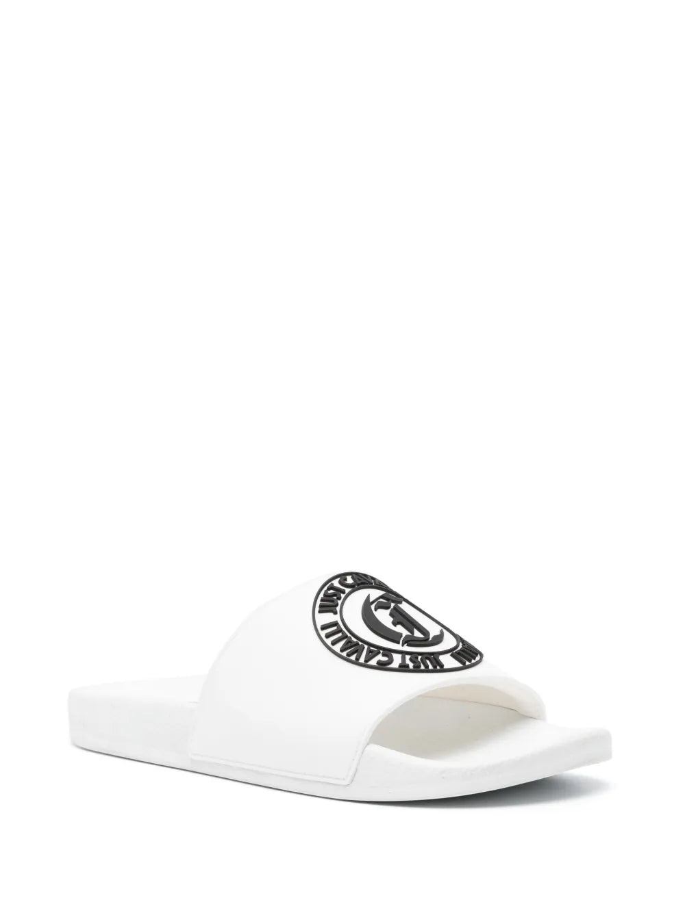 Just Cavalli logo-embossed flip-flops