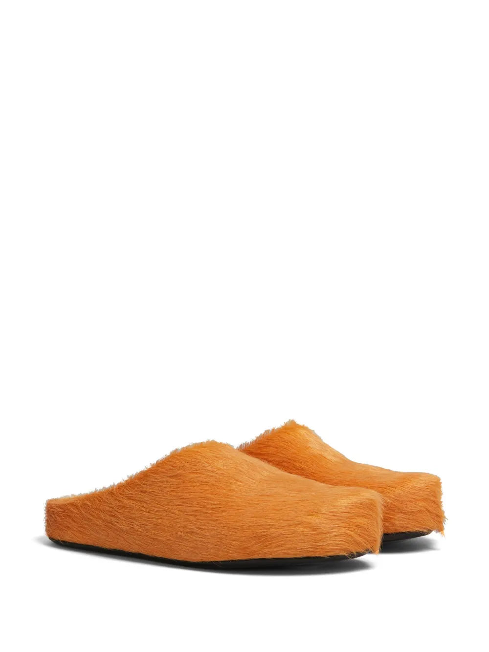Marni Fussbett calf-hair slippers