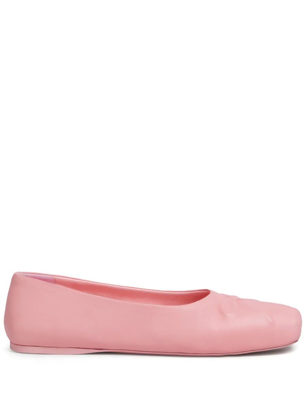 Marni bow leather ballerina shoes