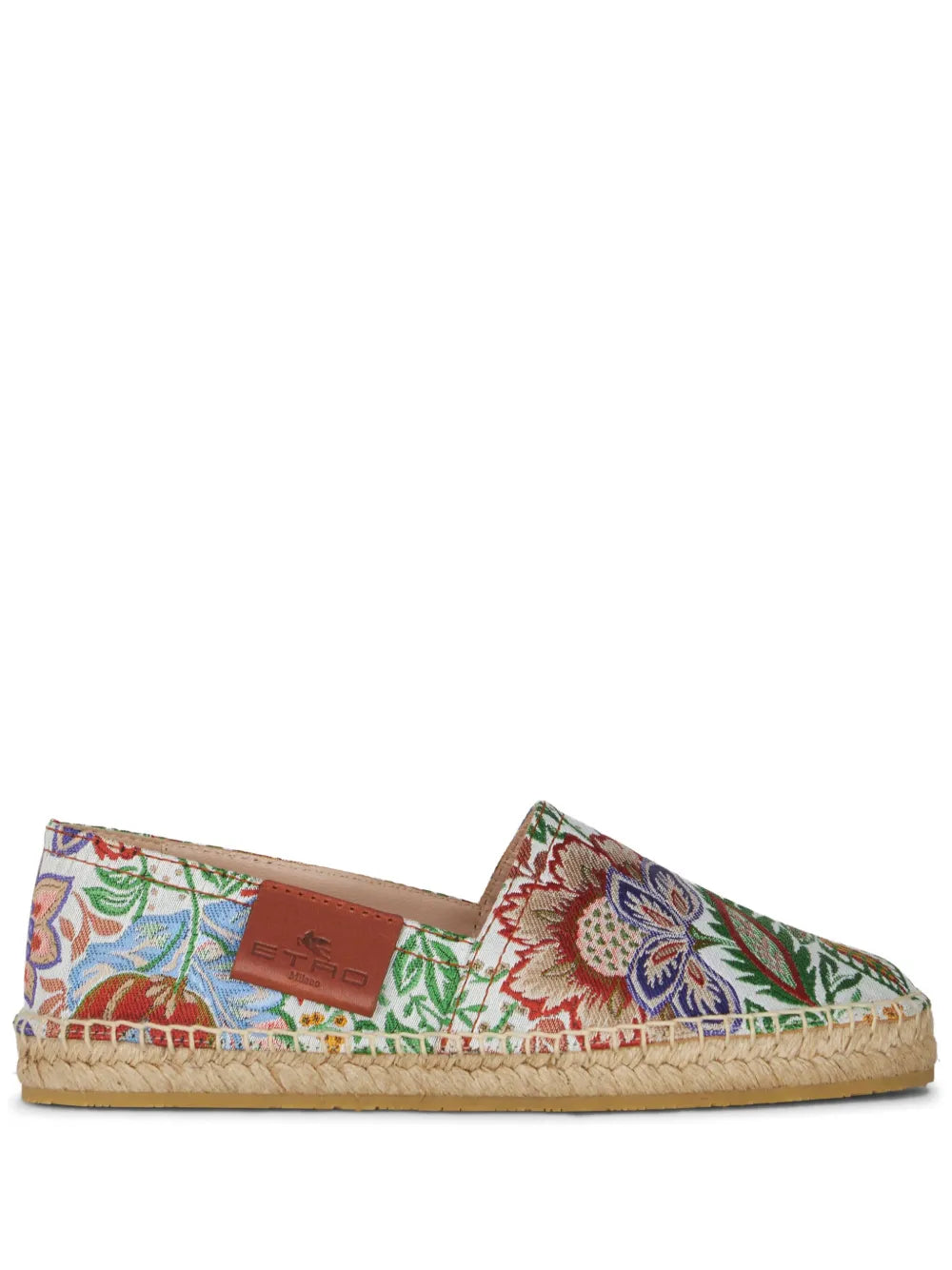 ETRO logo-appliqué floral-embroidery espadrilles
