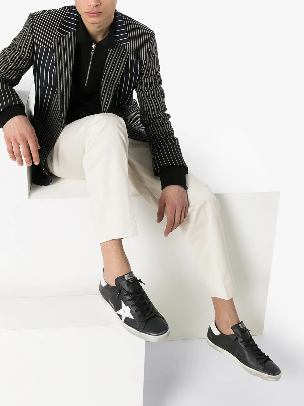 Golden Goose Super-Star distressed-effect sneakers
