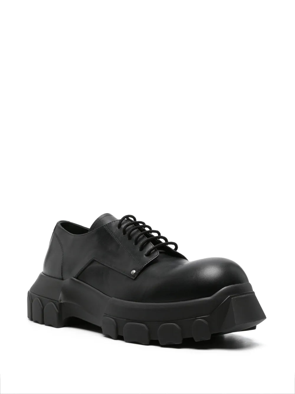 Rick Owens Bozo Tractor leather Derby shoes