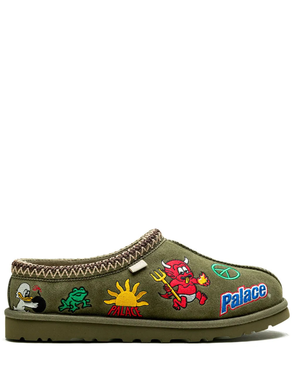 UGG x Palace "Burnt Olive" Tasman slippers