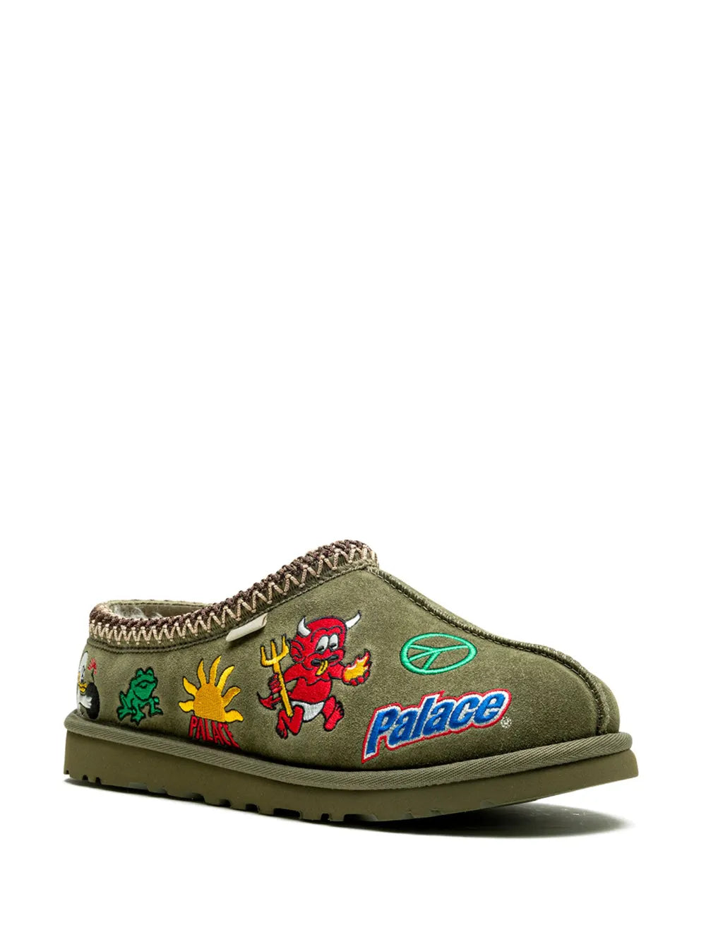 UGG x Palace "Burnt Olive" Tasman slippers