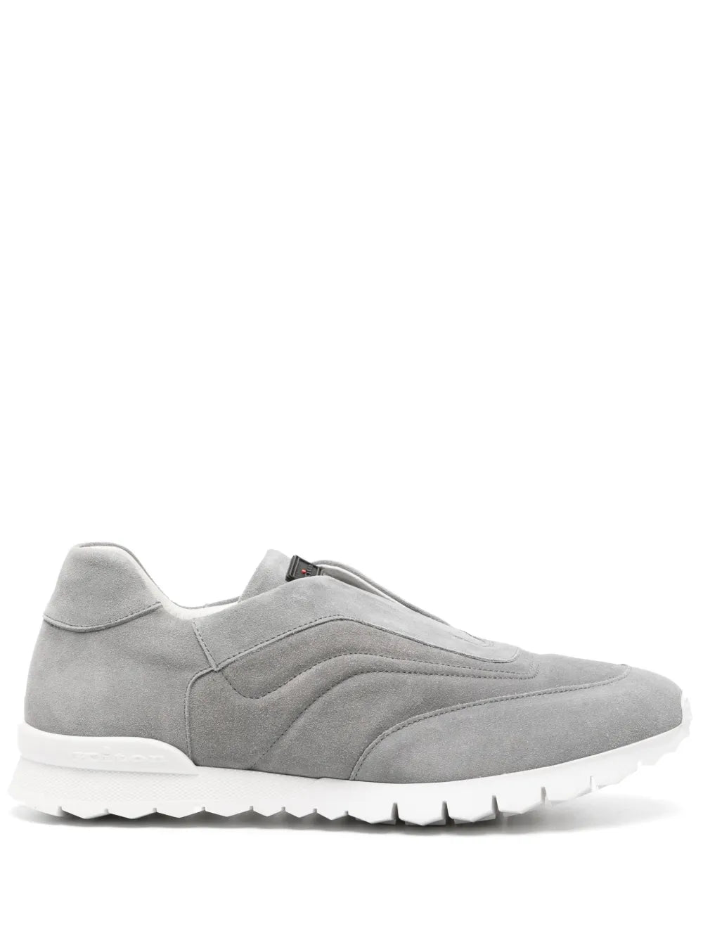 Kiton slip-on suede sneakers
