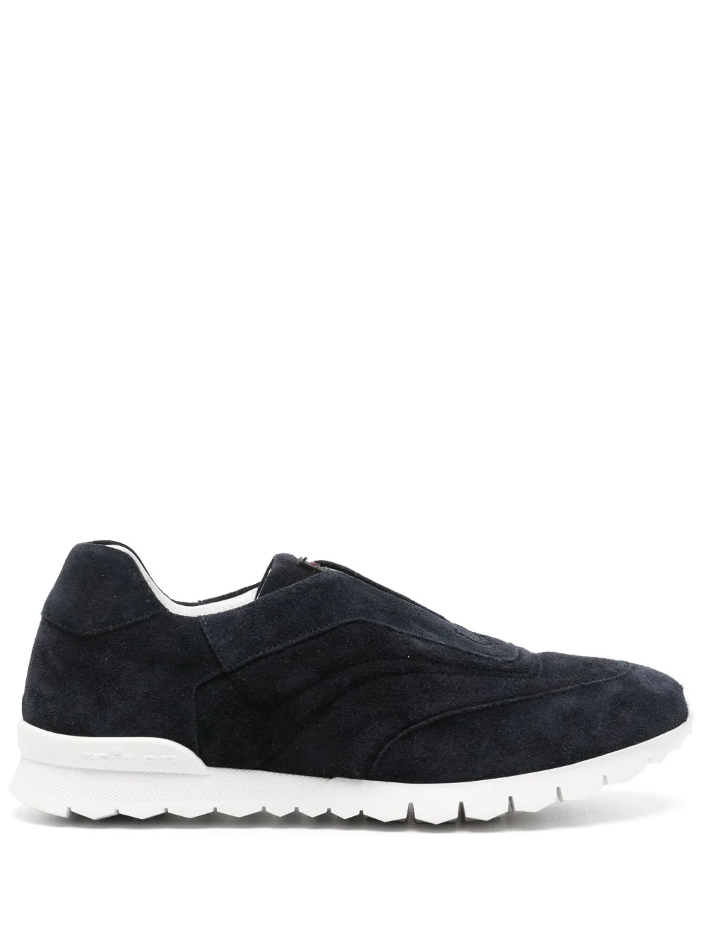 Kiton slip-on suede sneakers