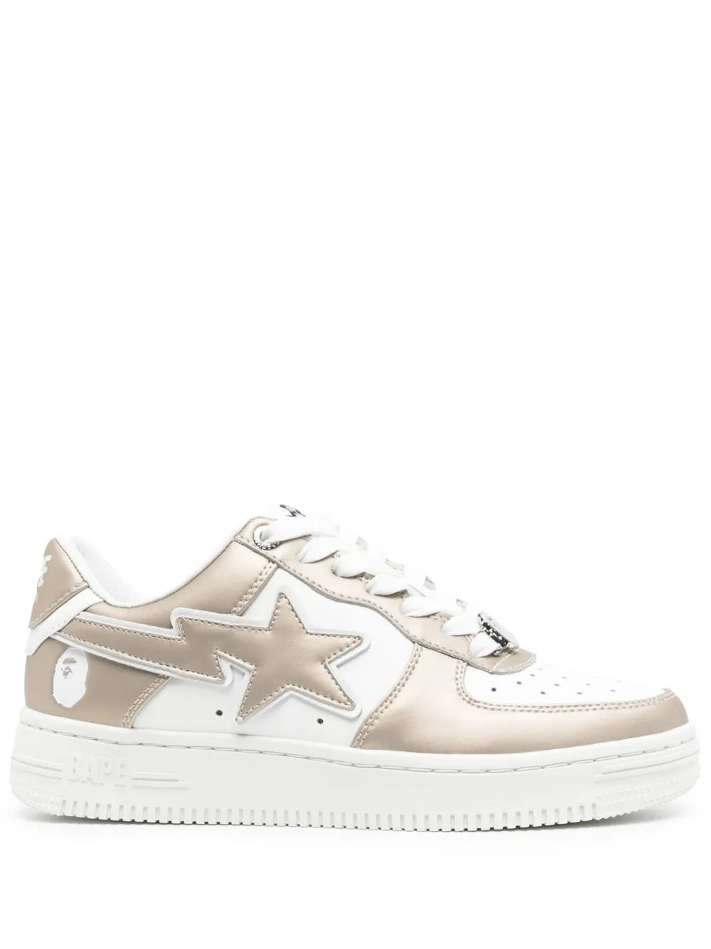 A BATHING APE® Bape Sta #4 leather sneakers