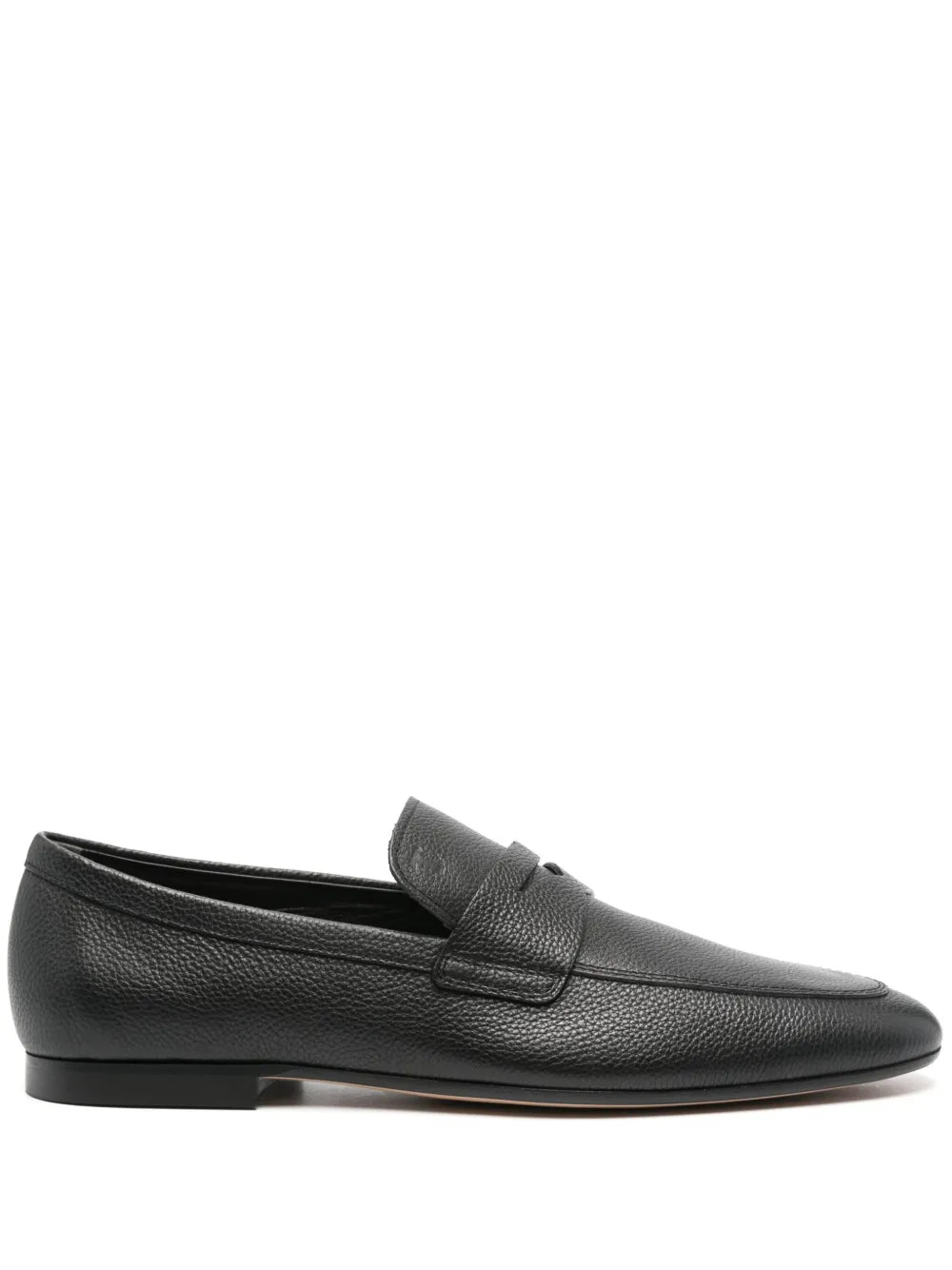 Tod's debossed-monogram leather loafers