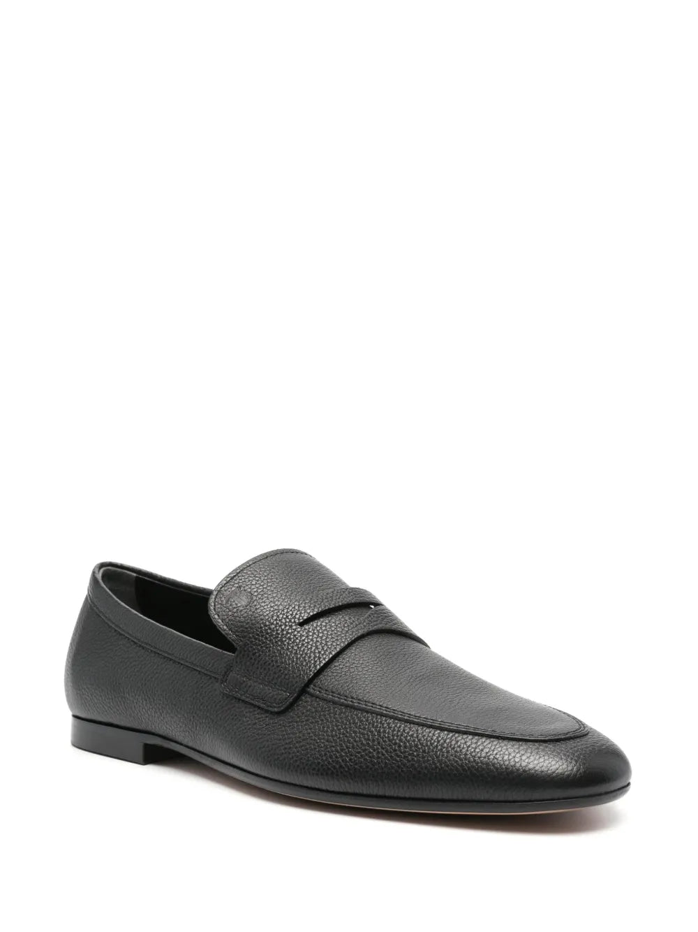 Tod's debossed-monogram leather loafers