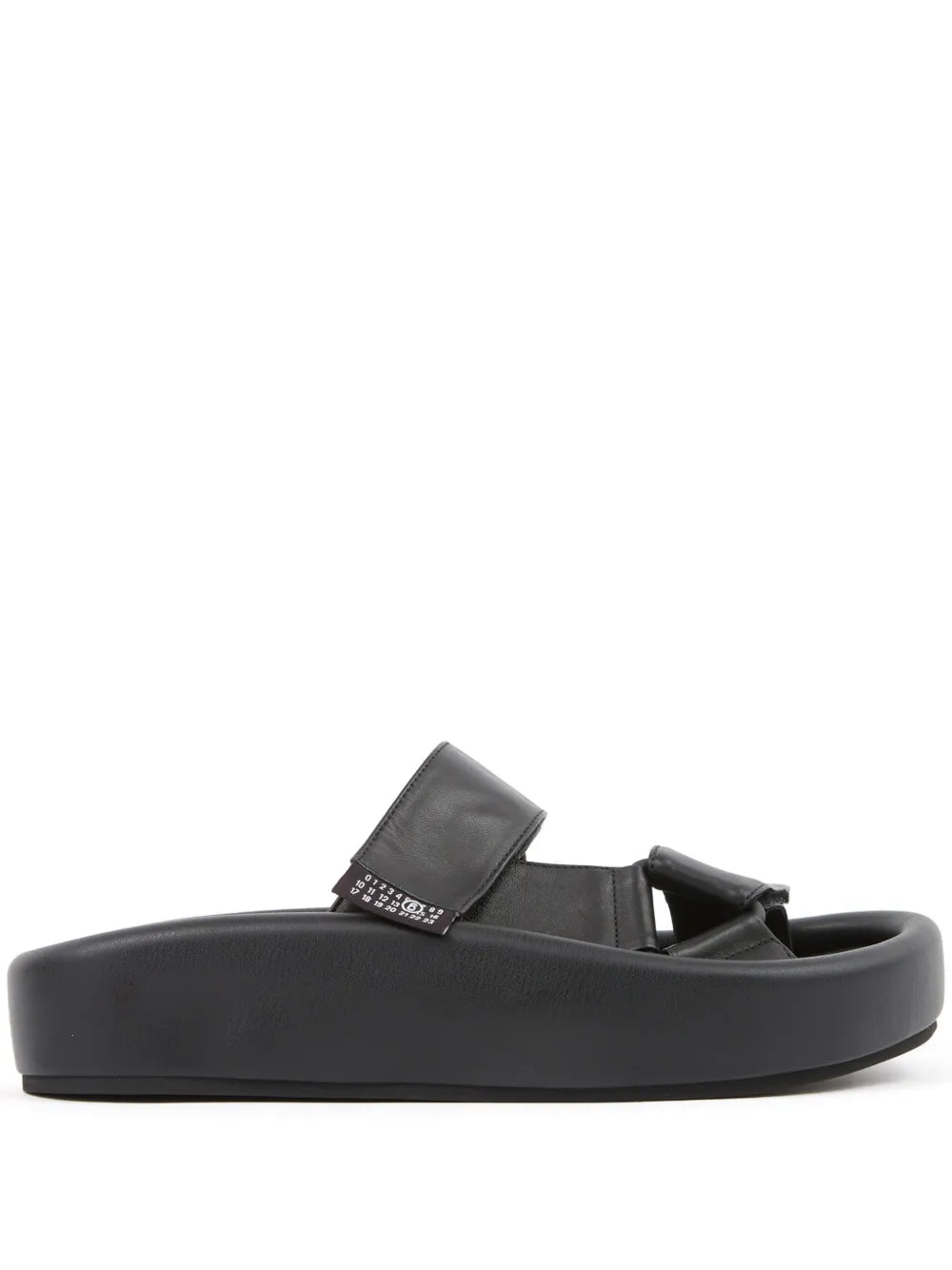 MM6 Maison Margiela webbing slip-on platform sandals