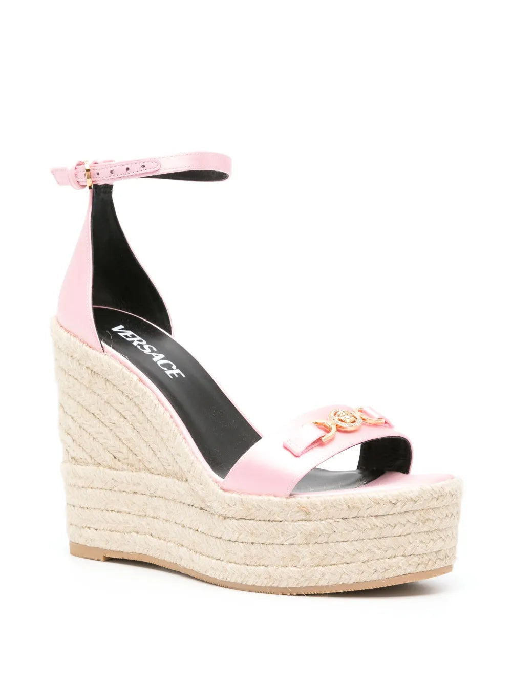 Versace 120mm Medusa '95 satin espadrilles
