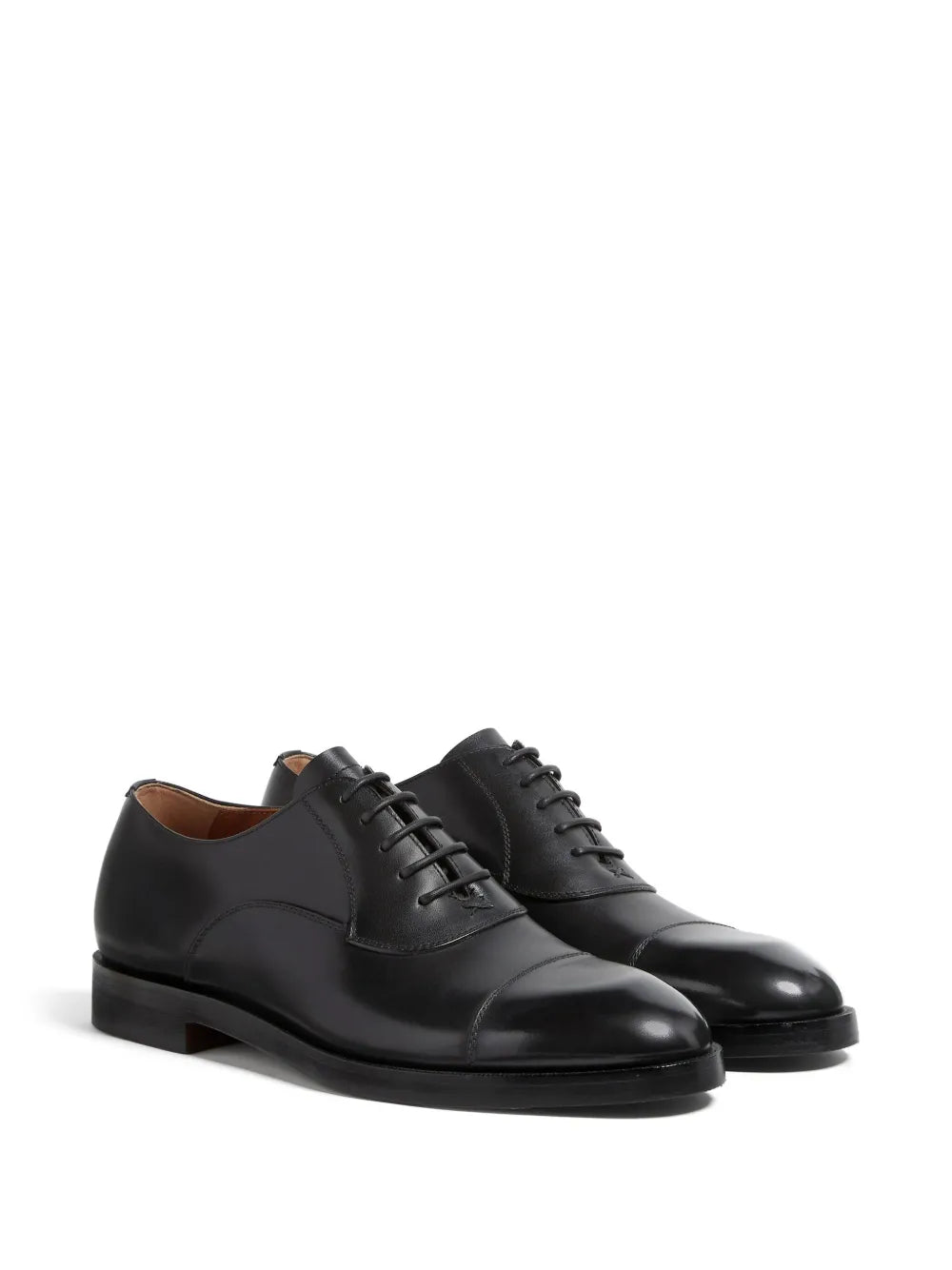 Zegna Torino leather Oxford shoes
