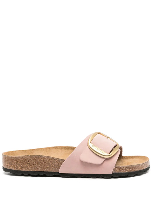 Birkenstock Madrid Big Buckle suede slides