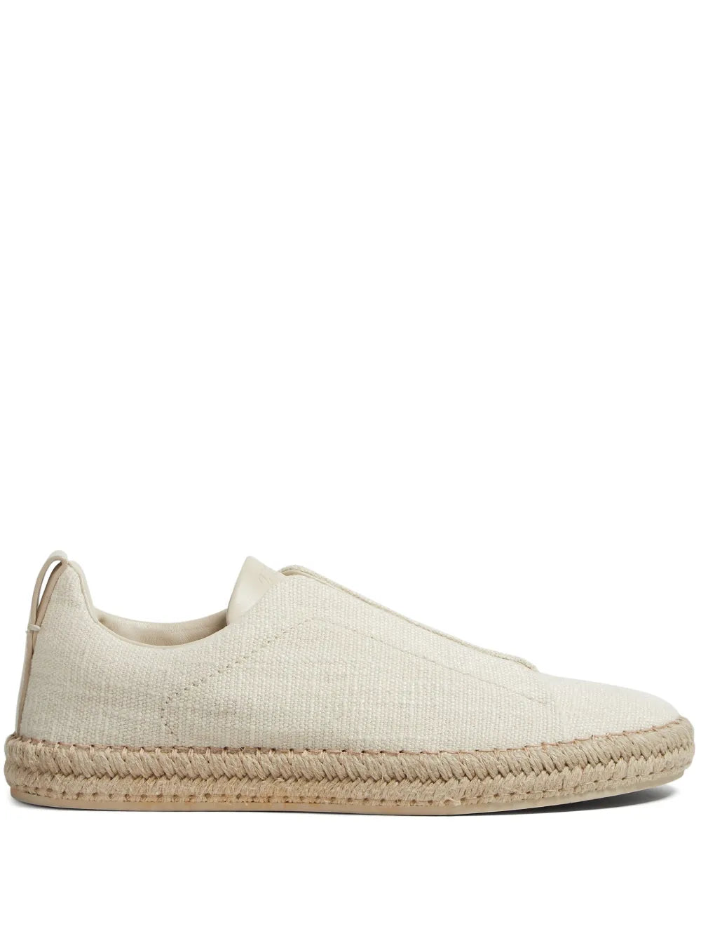 Zegna Triple Stitch crisscross espadrilles