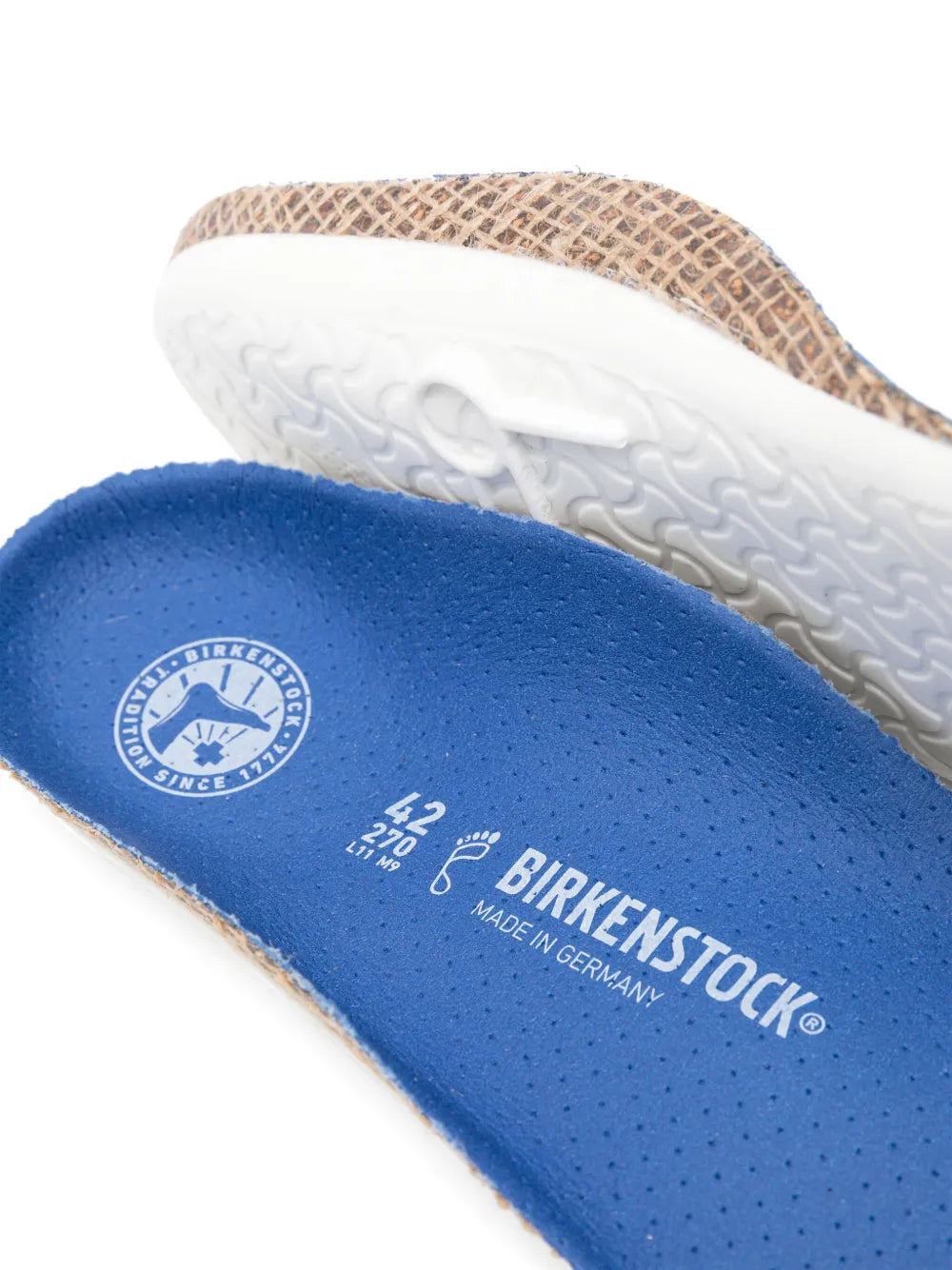 Birkenstock Blue sneakers microfibre footbed