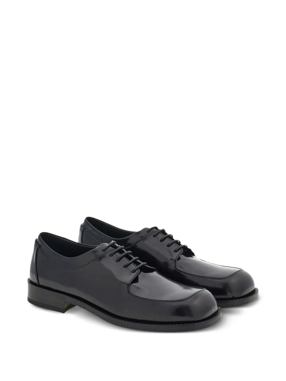 Ferragamo square-toe derby shoes