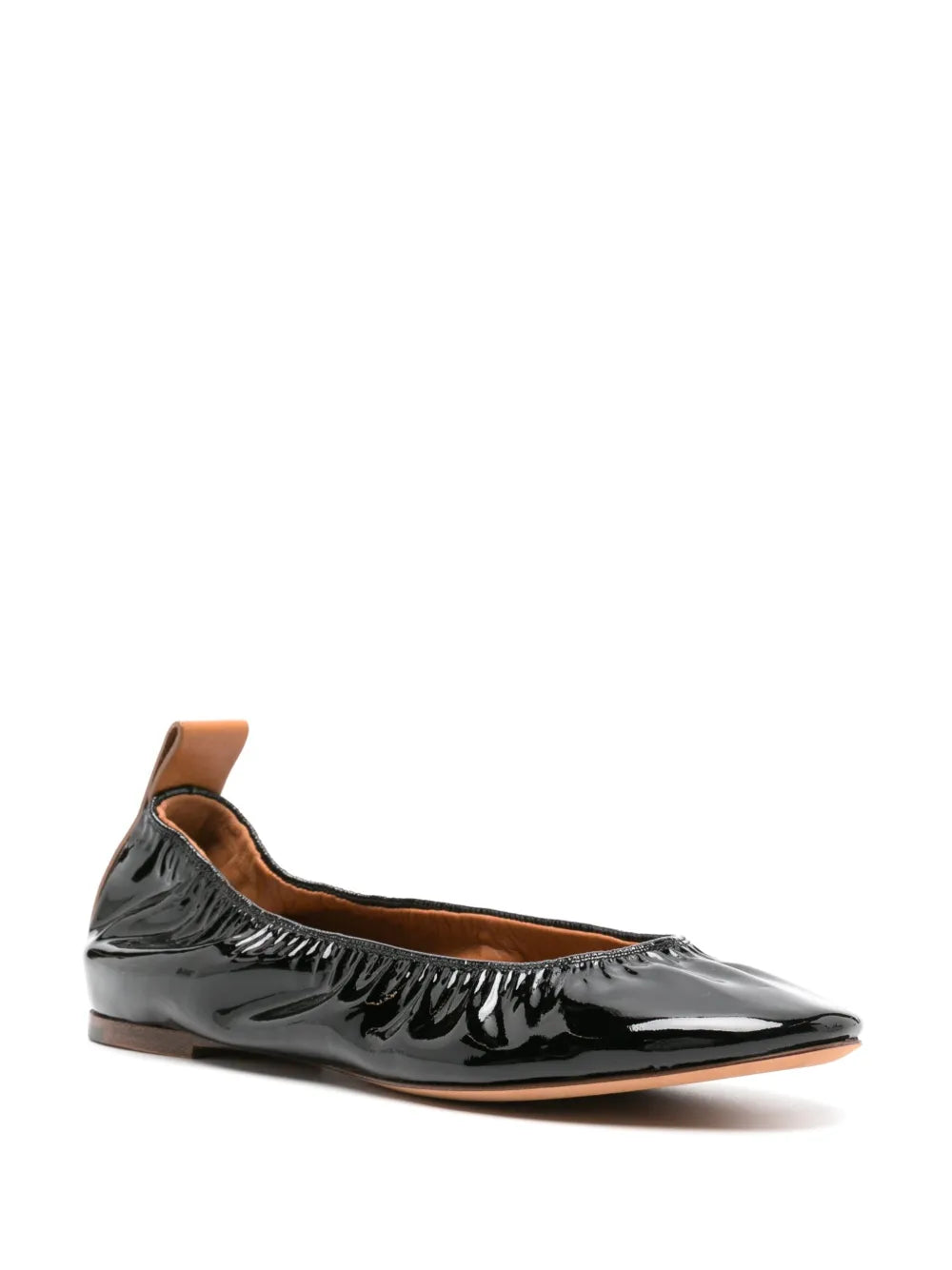 Lanvin patent leather ballerina shoes