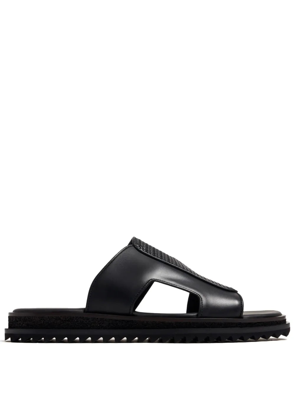 Barrett cut-out leather slides