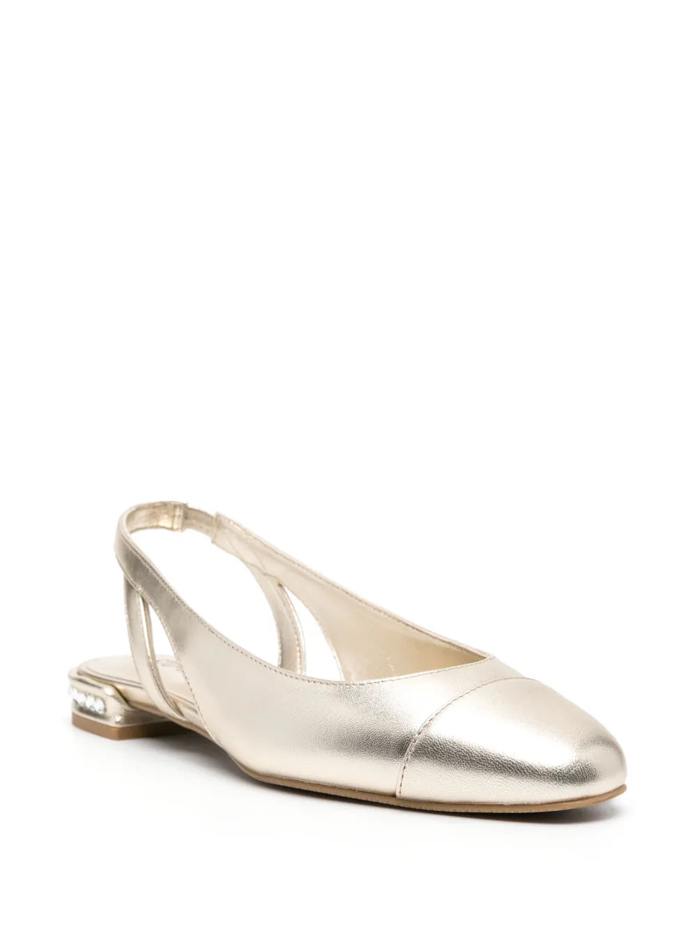Stuart Weitzman Crystal Slingback ballerina flats