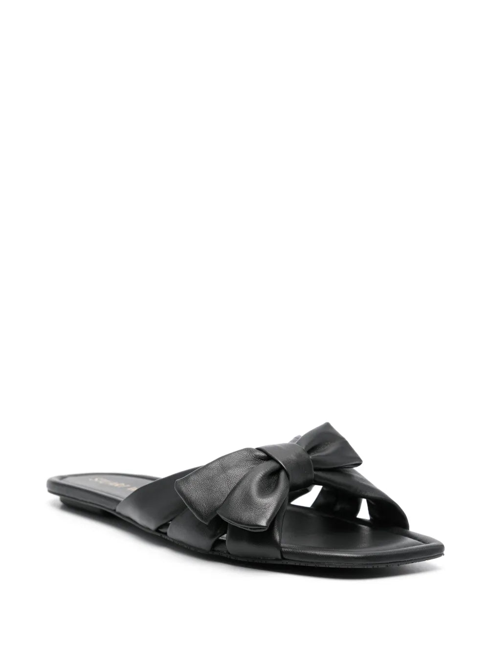 Stuart Weitzman Sofia bow-embellished slides