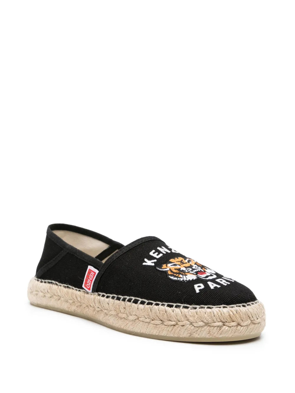 Kenzo Tiger logo-embroidered espadrilles