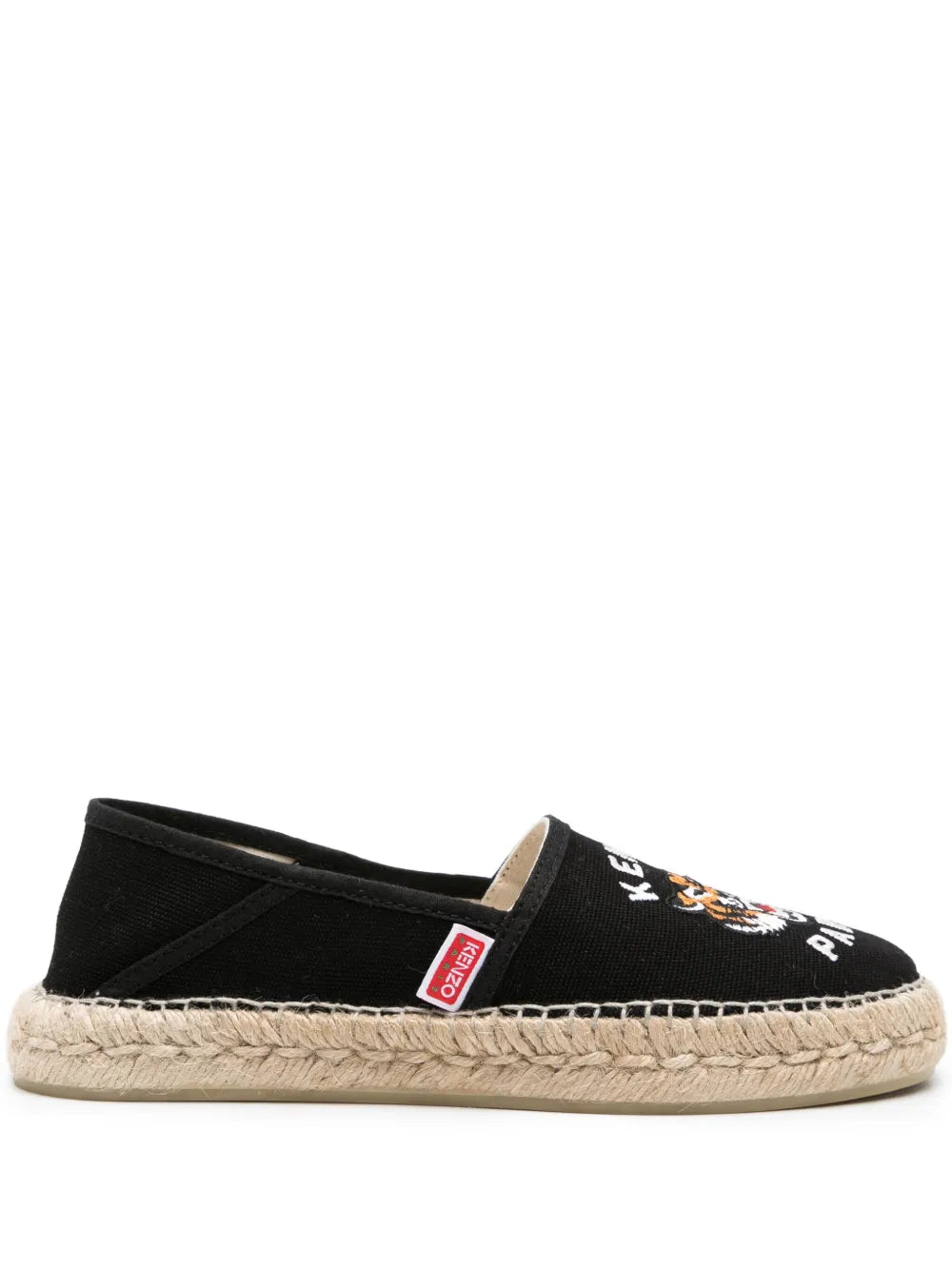 Kenzo Tiger logo-embroidered espadrilles