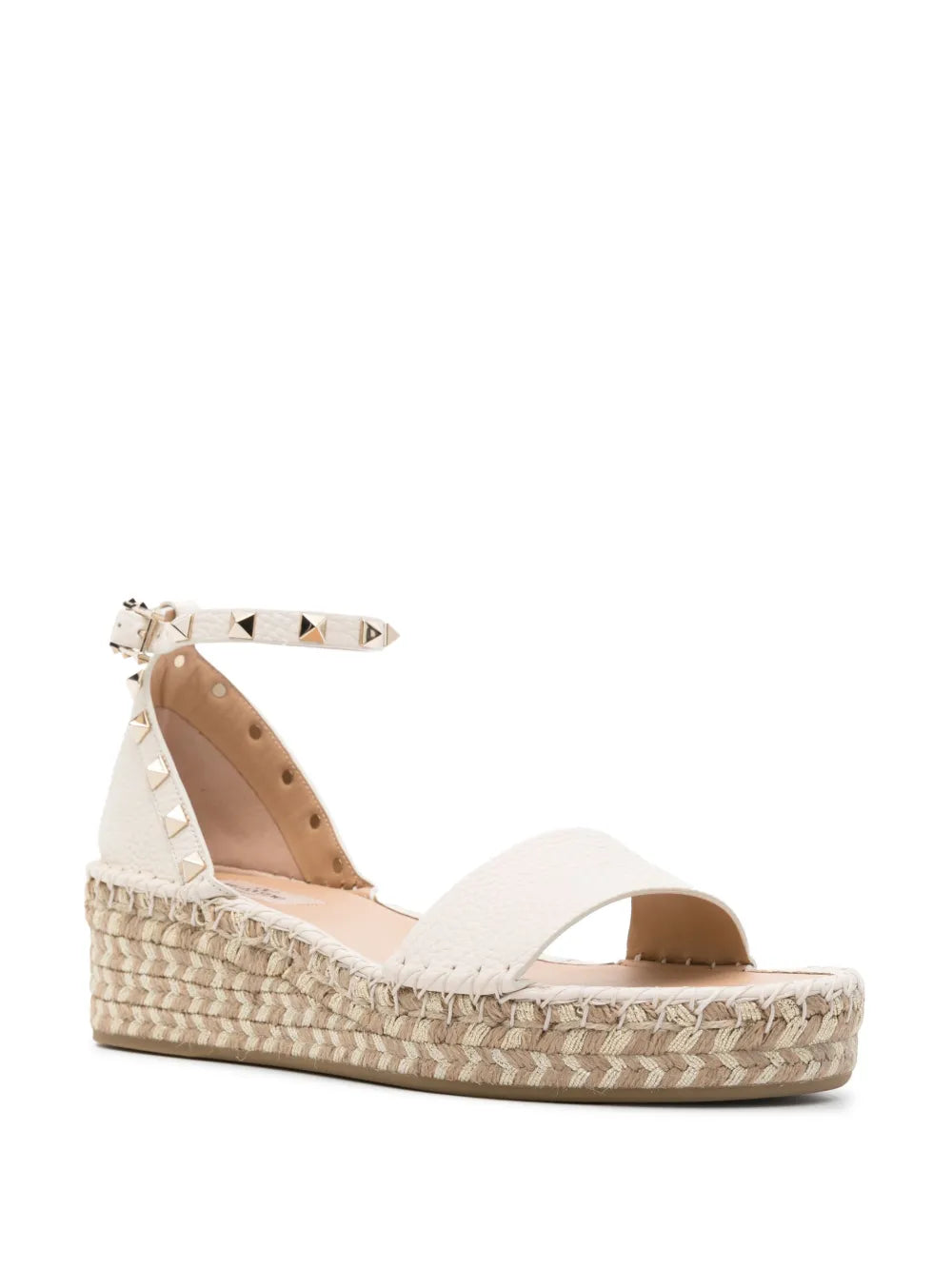 Valentino Garavani Rockstud 55mm leather espadrilles