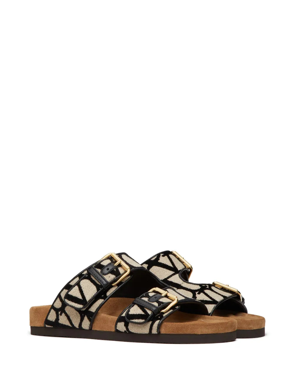 Valentino Garavani Toile Iconographe jacquard slides