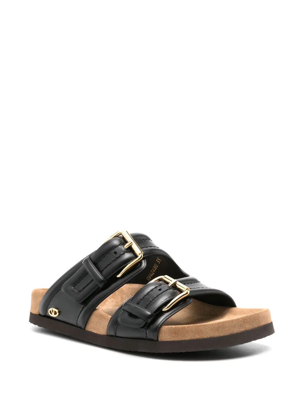 Valentino Garavani Fussfriend double-strap leather slides
