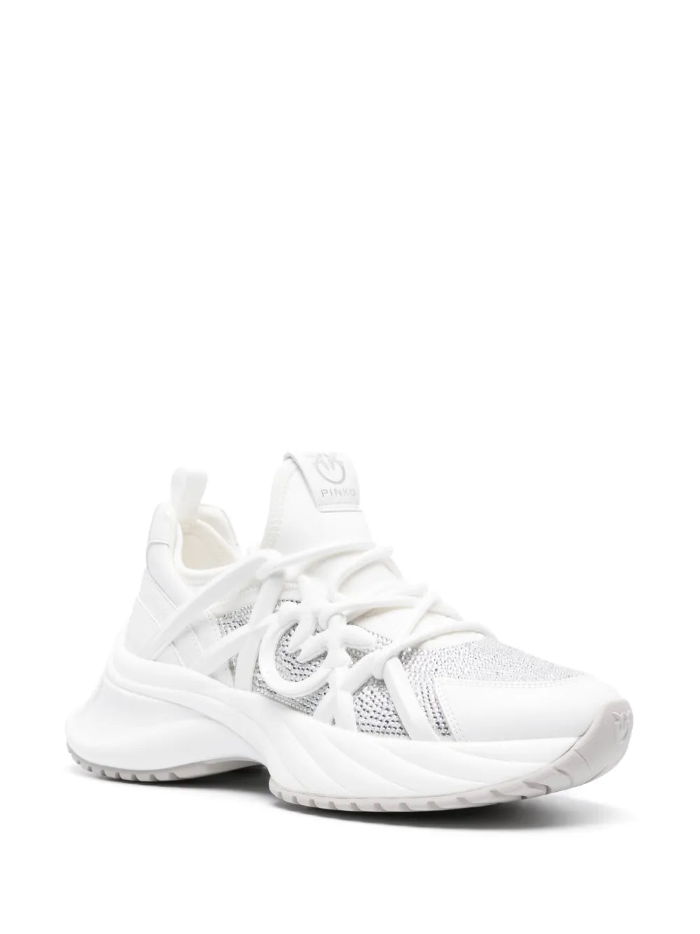 PINKO Love Birds-embellished sneakers