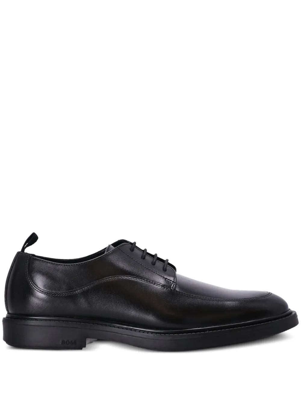 BOSS leather lace-up derby shoes