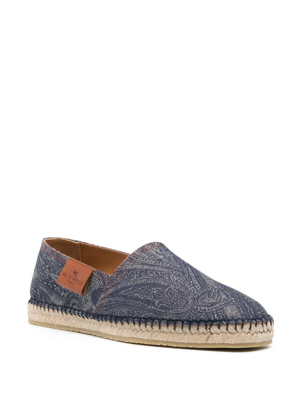 ETRO paisley-print denim espadrilles