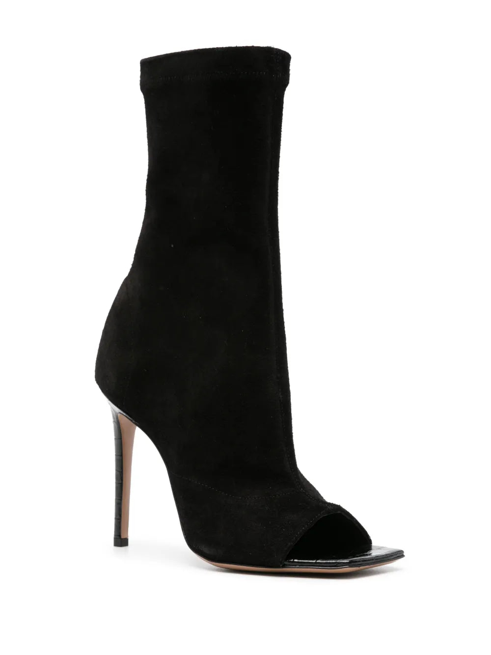 Paris Texas 105mm suede boots