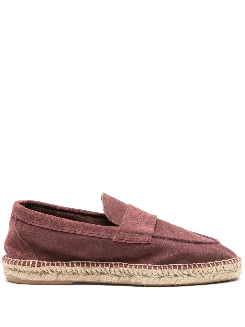 Lardini penny-slot suede espadrilles